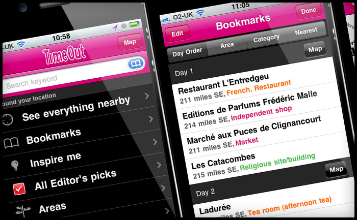 Time Out City Guide iPhone apps