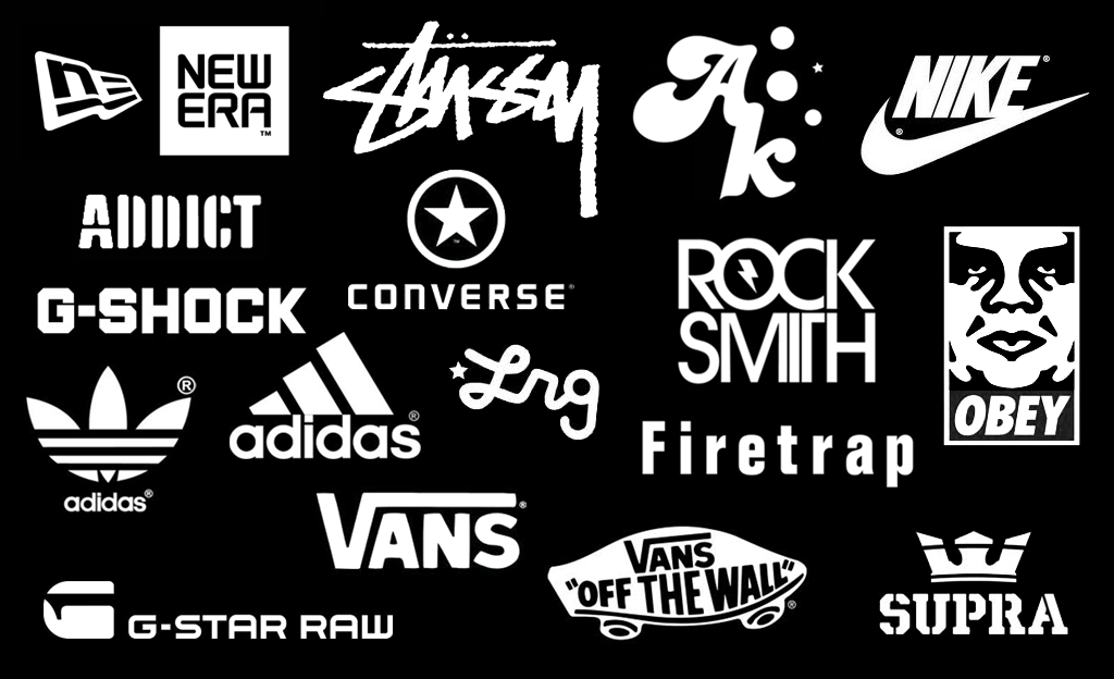 Fashion Branding Logos - I love how mostly all the big name clothing