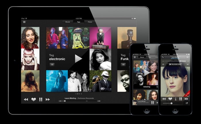 Last.fm Scrobbler playlisting iPad / iPhone music app