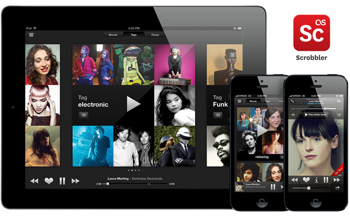 Last.fm tablet & mobile iOS iPad & iPhone app – Scrobbler